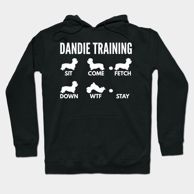 Dandie Training Dandie Dinmont Terrier Tricks Hoodie by DoggyStyles